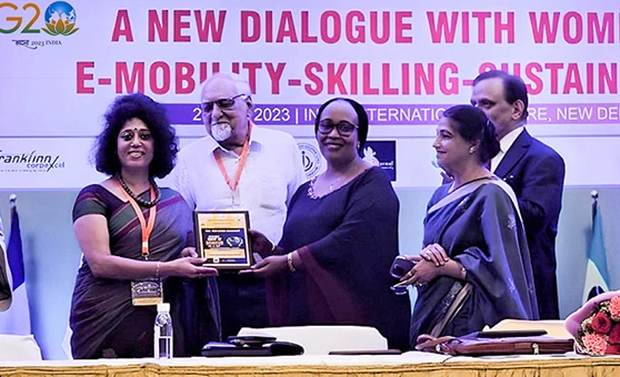A New Dimension with Women on E-Mobility - Skilling - Sustainability